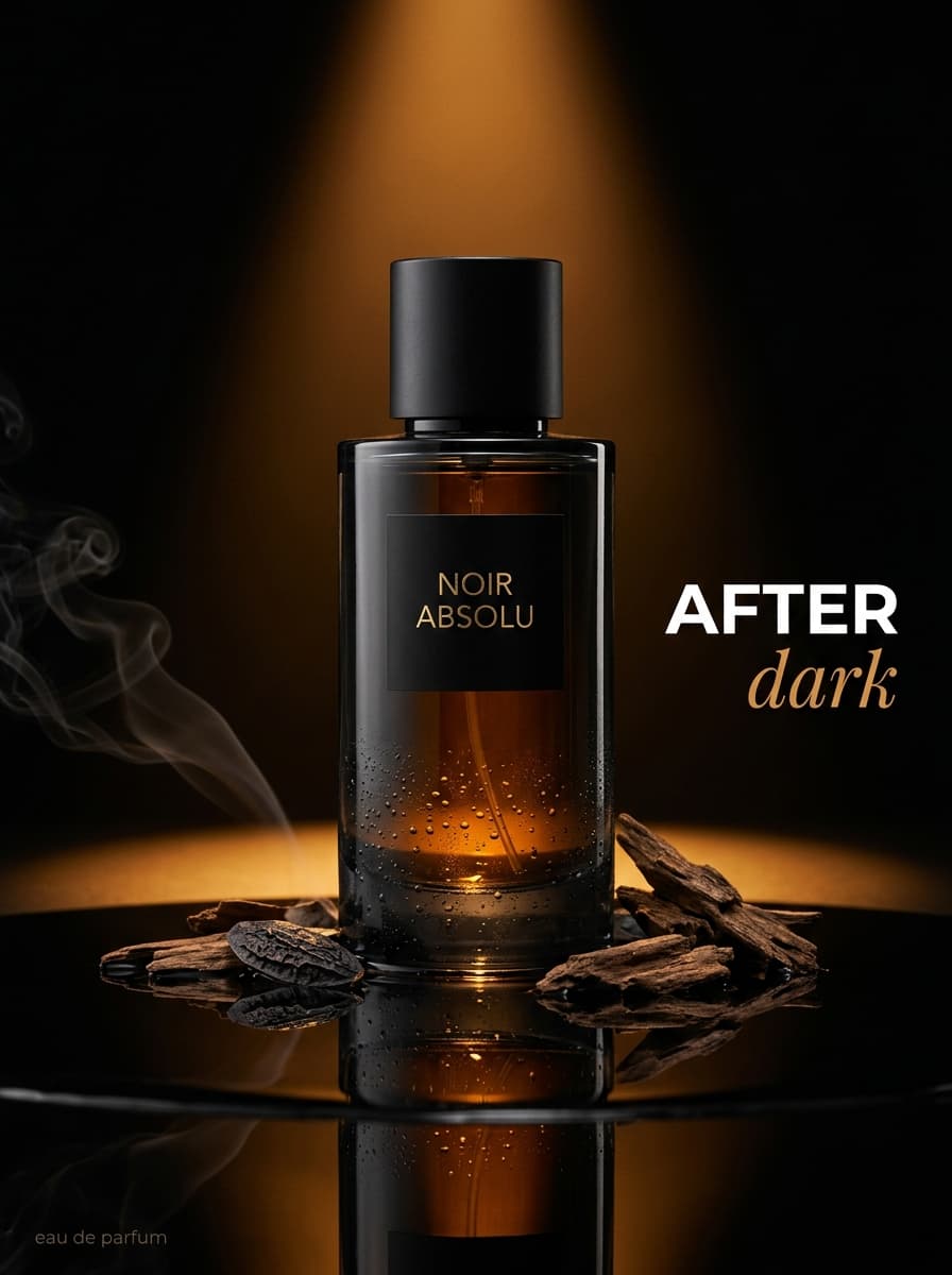 Perfume bottle product creative